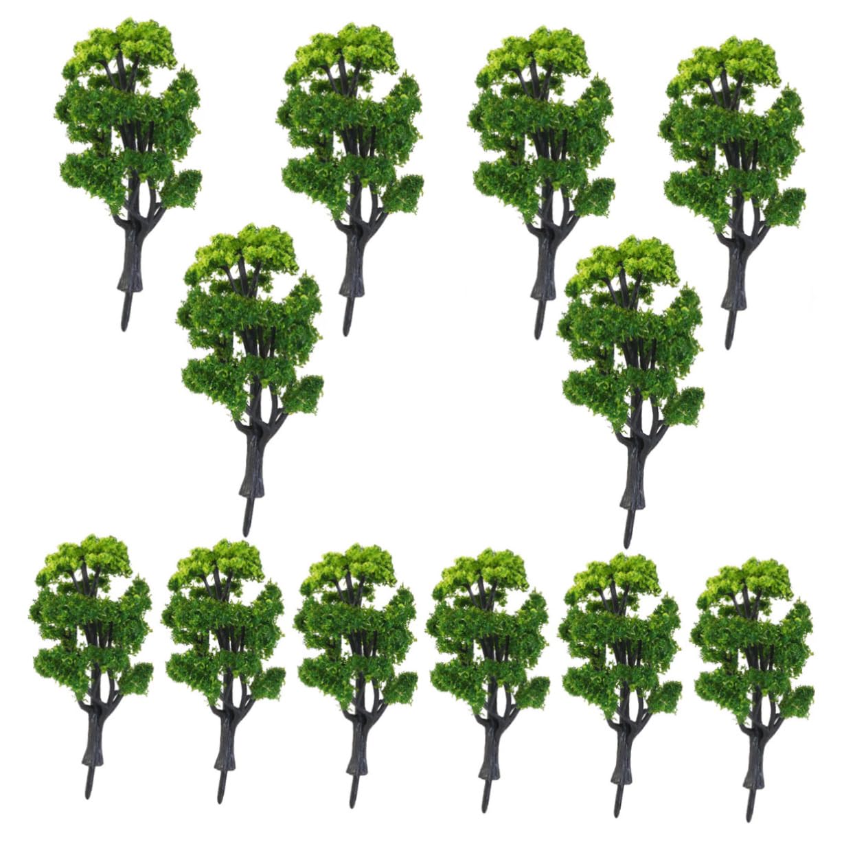 DECHOUS 24pezzi Verde Per Modellismo Paesaggistico Decorazione Per Diorama e Treni