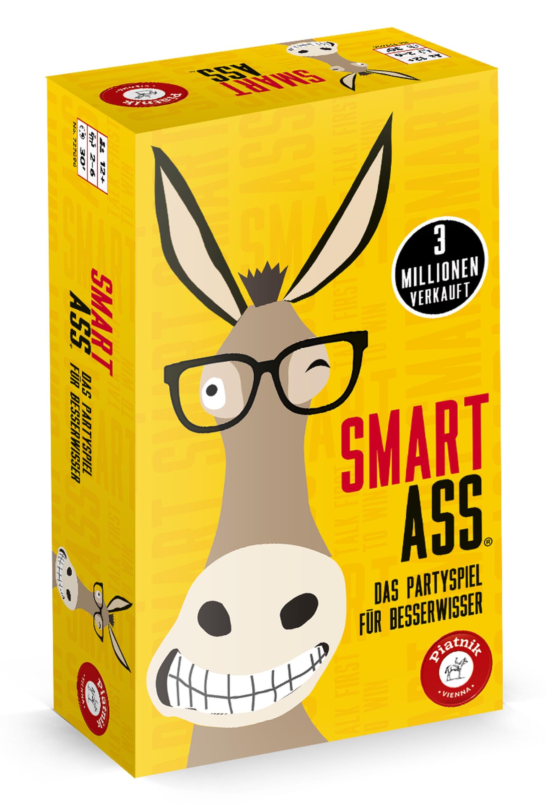 Piatnik 727696 Smart Ass - The Party Game for Knowledge