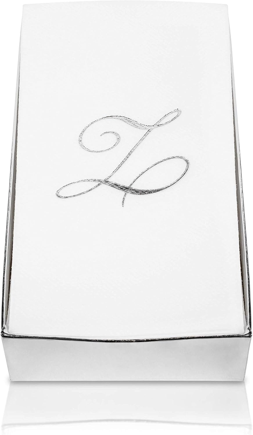 AMERICAN HOMESTEAD Disposable Hand Towels - Gold Foil Monogrammed Guest Napkins - Linen-Like Bathroom Paper Towels for Guests - Perfect Wedding and Party Napkins - 50 Count (Gold A) - Image 8