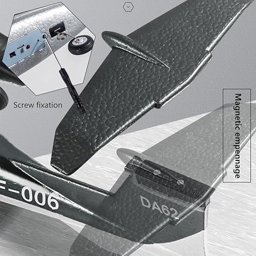 Miniatura 7 de Avión RC Comtrol a control remoto Avión RTF RC Avión, 2CH Control remoto Avión F35 Jet Interior Exterior 2.4GHz Avión de control de radio para niños