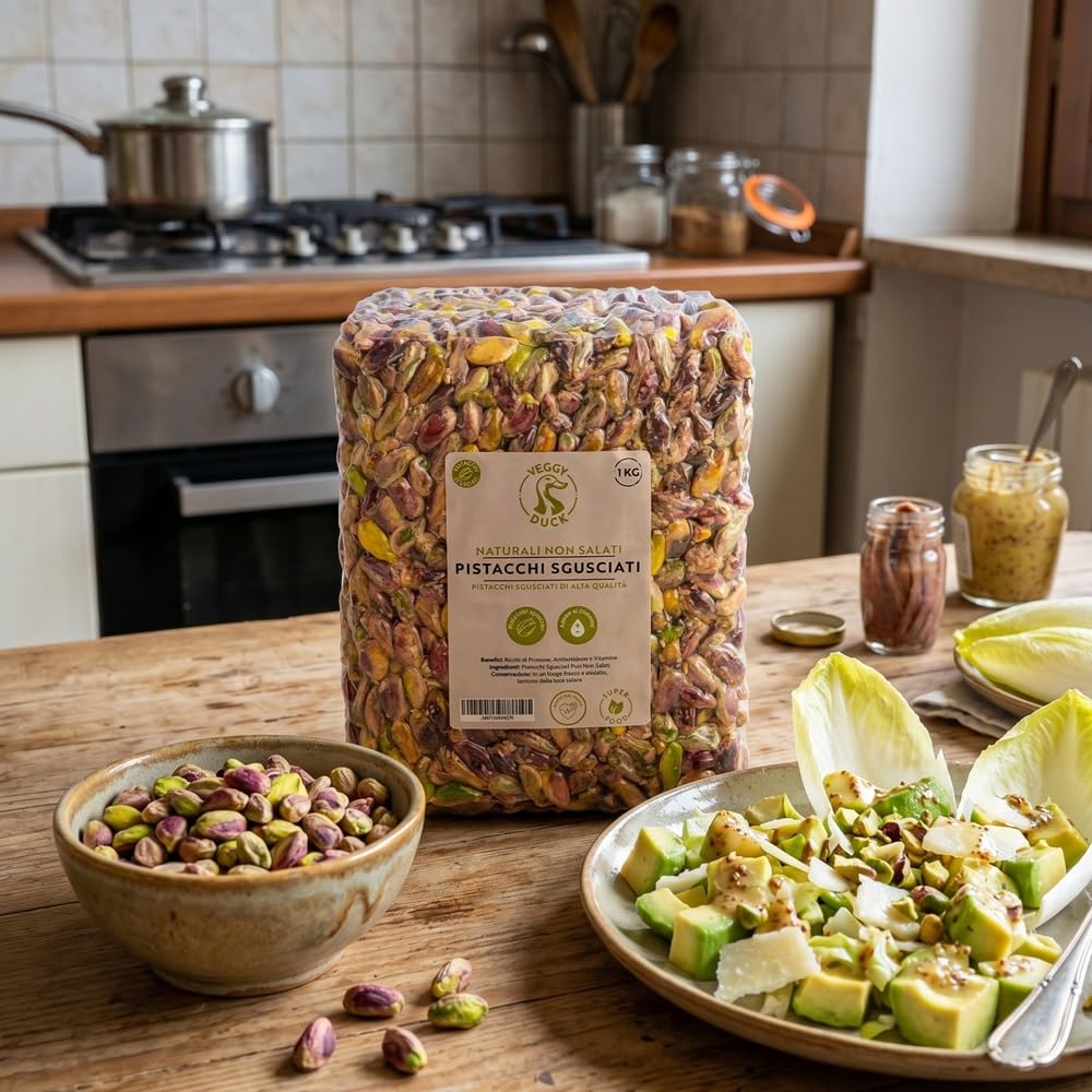 Veggy Duck - Pistachos sin Cáscara (1Kg) - Naturales | Sin Sal