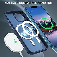 Vista 3 de BENTOBEN Funda magnética para iPhone 13 [compatible con Magsafe] Funda translúcida mate para iPhone 13, delgada y delgada, a prueba de golpes