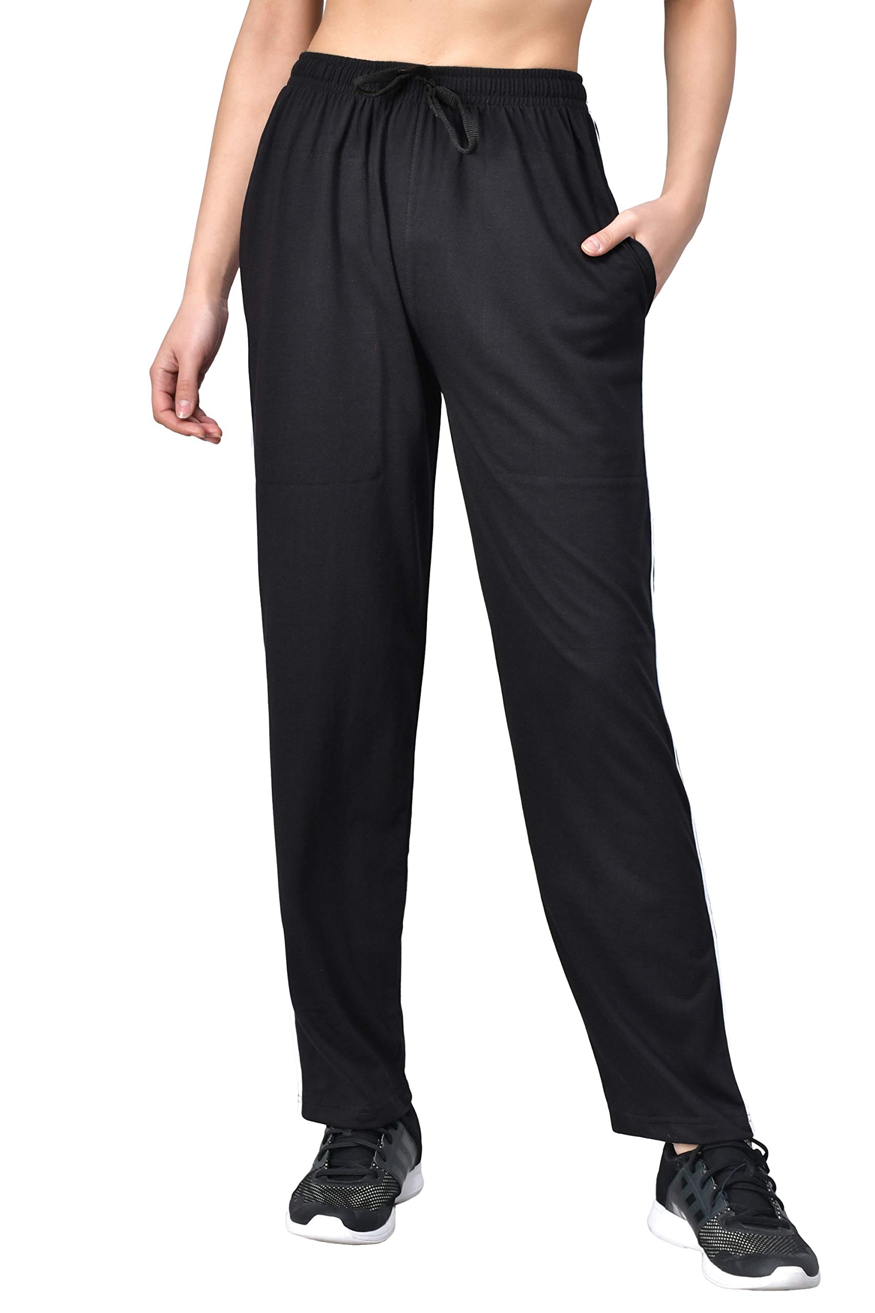 fflirtygo Women's Relaxed Fit Cotton Track Pants-picture-44