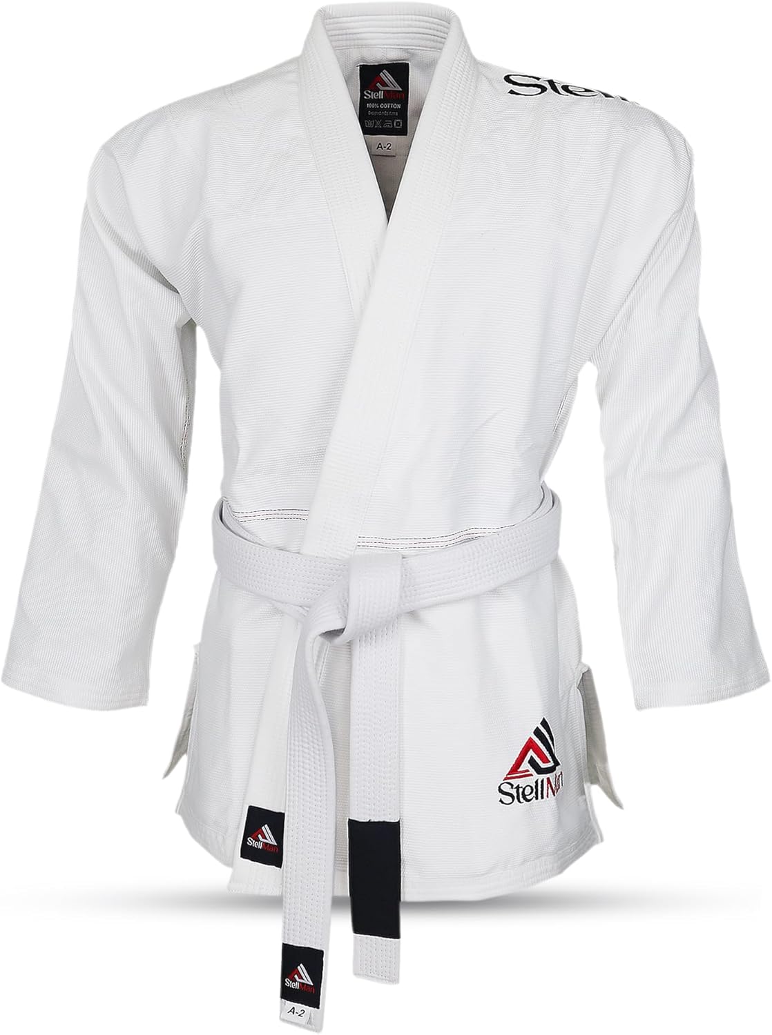 BJJ Brazilian Jiu Jitsu Gi for Men Lightweight Preshrunk Cotton IBJJF Approved Uniform free White Belt