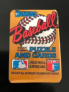 1987 Donruss Baseball Unopened Wax Pack 15 Cards Per pack Possible Barry Bonds, Greg Maddux, Mark McGwire, Bo Jackson RC