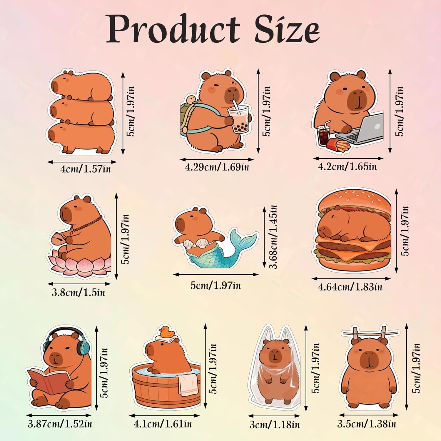 10pcs Animal Magnetic Bookmarks, Cute Animal Bookmarks Adorable Page Marking Accessories for Diaries Planning Manuals & Documents - Image 2