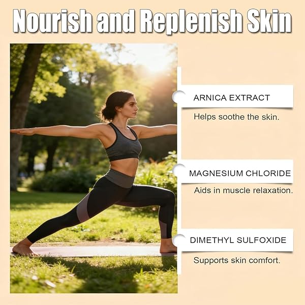 Total Relief Magnesium Cream - Nerve Relief Magnesium Cream with MSM & Arnica,Total ReliefCream for Muscle Relaxation, Soothes Nerves & Daily Soothing Support, Deep Hydration,50g/1.76oz - 5