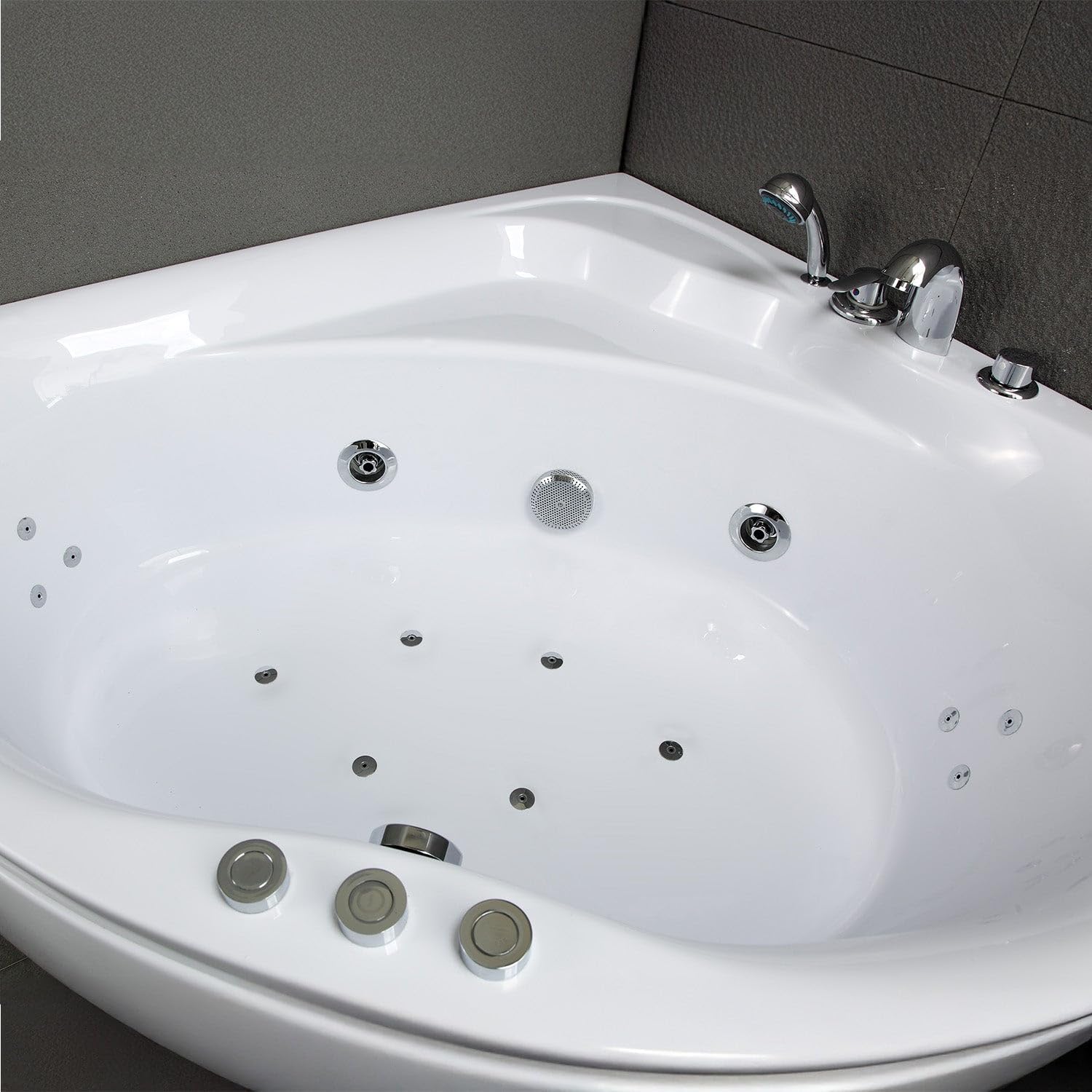 SPALINA Maldives Jets - Bañera de hidromasaje Clásica L. 135 x l. 135 cm