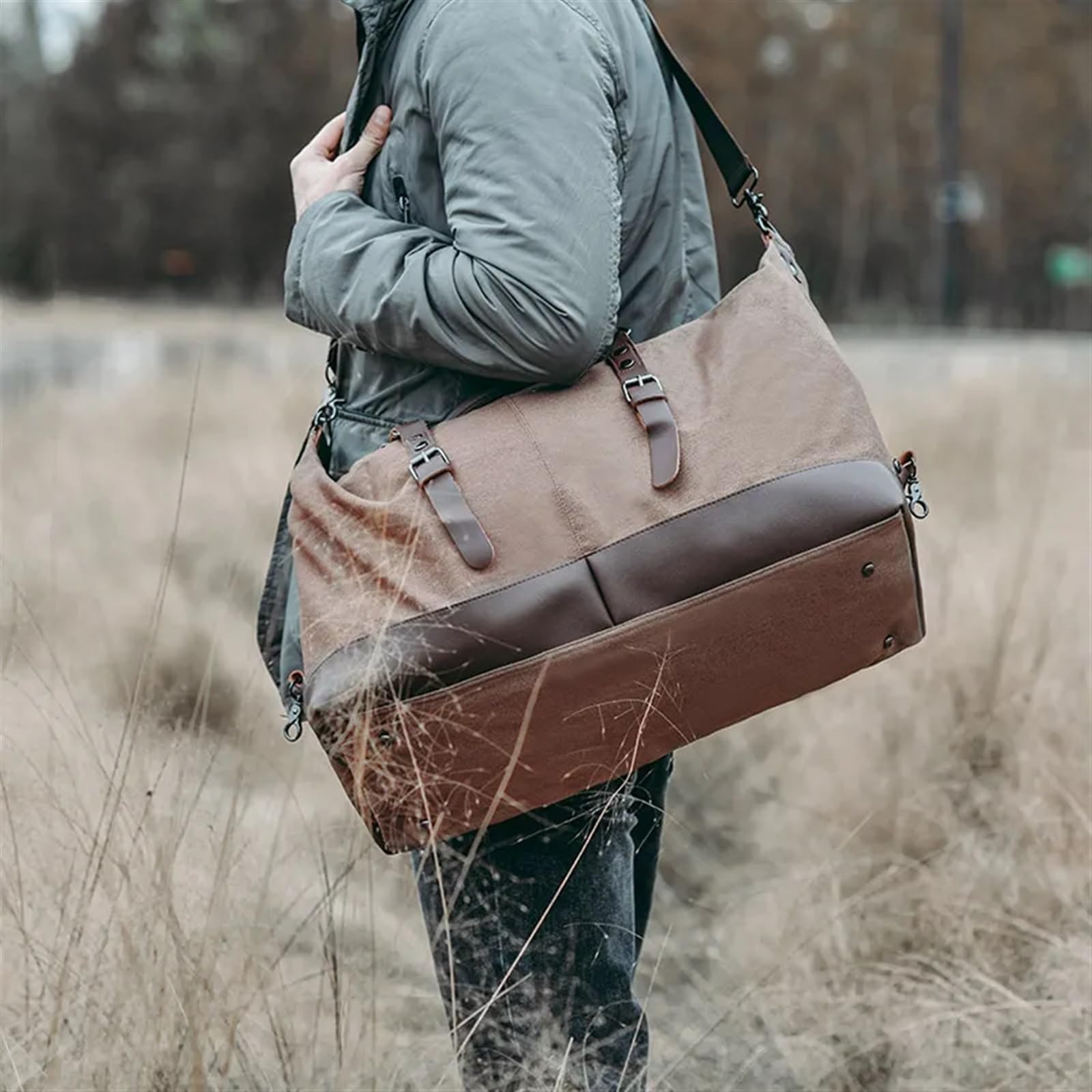 Borsa da Viaggio Borsa da Viaggio Borsa da Viaggio Borsa da Viaggio Grande capacità Borsa da Viaggio Casual Borsa da Viaggio in Tela Borsa da Viaggio per Uomo Borsa da Viaggio per