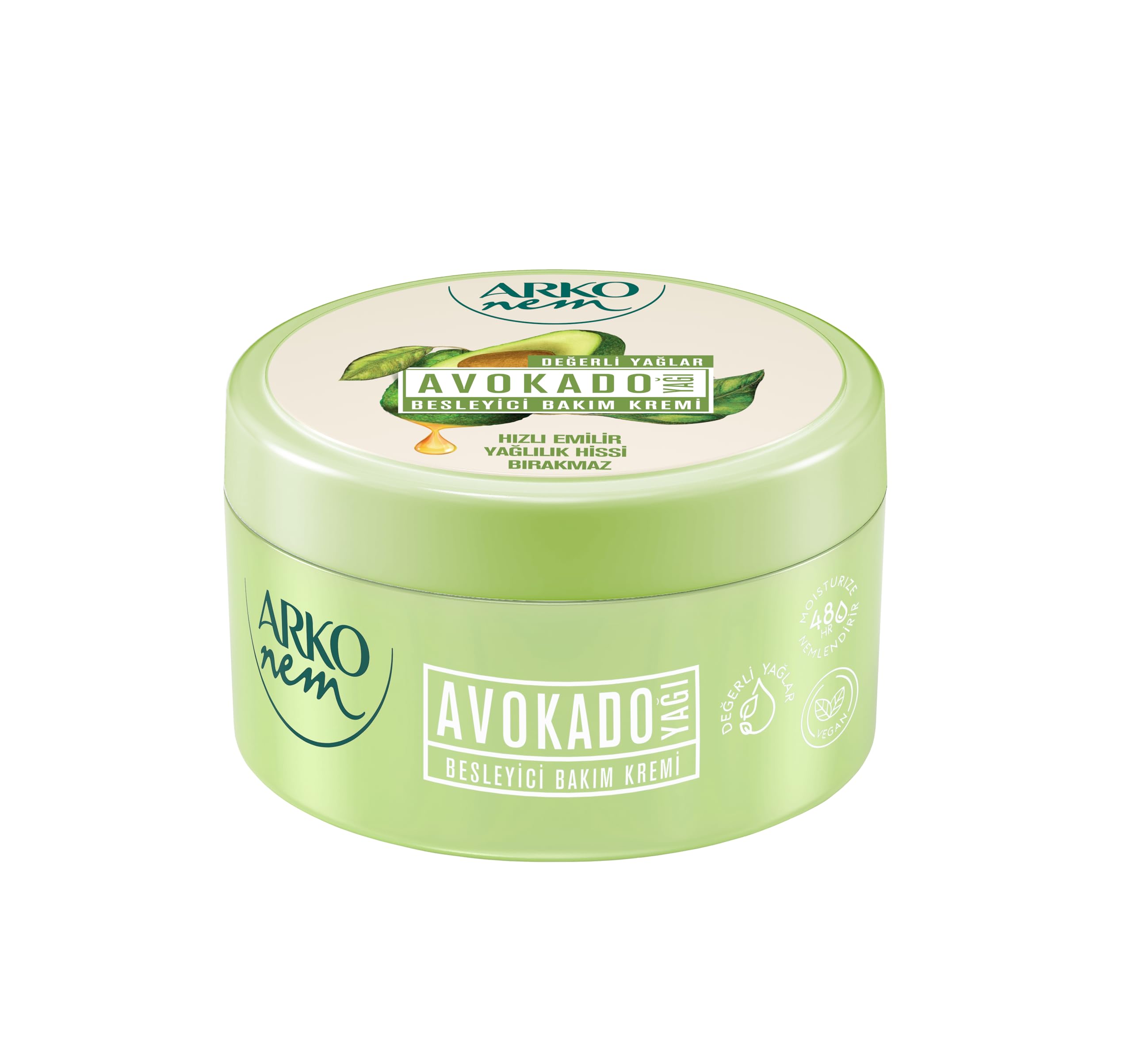 Arko Nem Değerli Yağlar Avokado Yağı Nemlendirici Krem, 250 ml