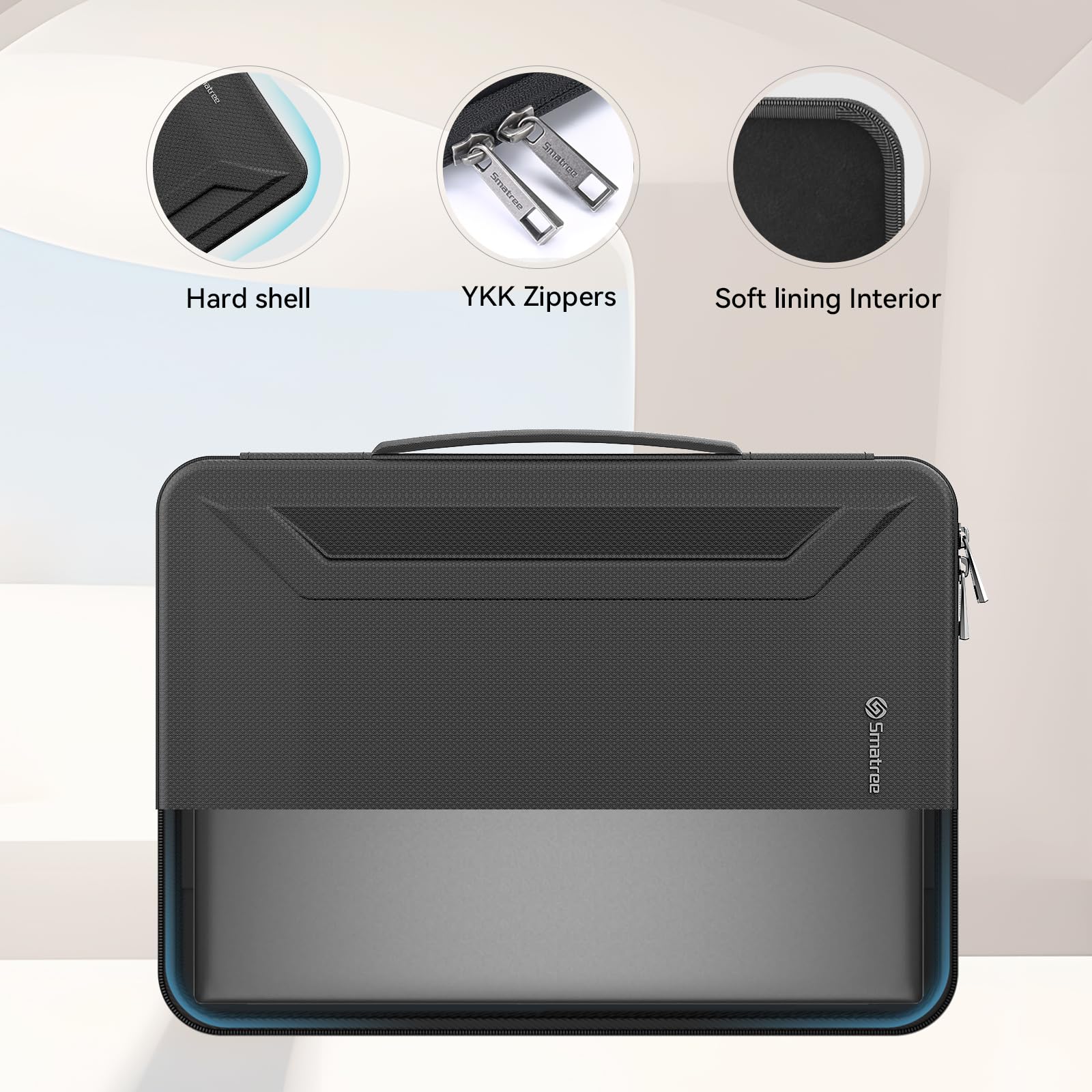 Smatree T50T - Funda protectora rígida para portátil de 14 pulgadas compatible con Samsung Galaxy Book6 Pro