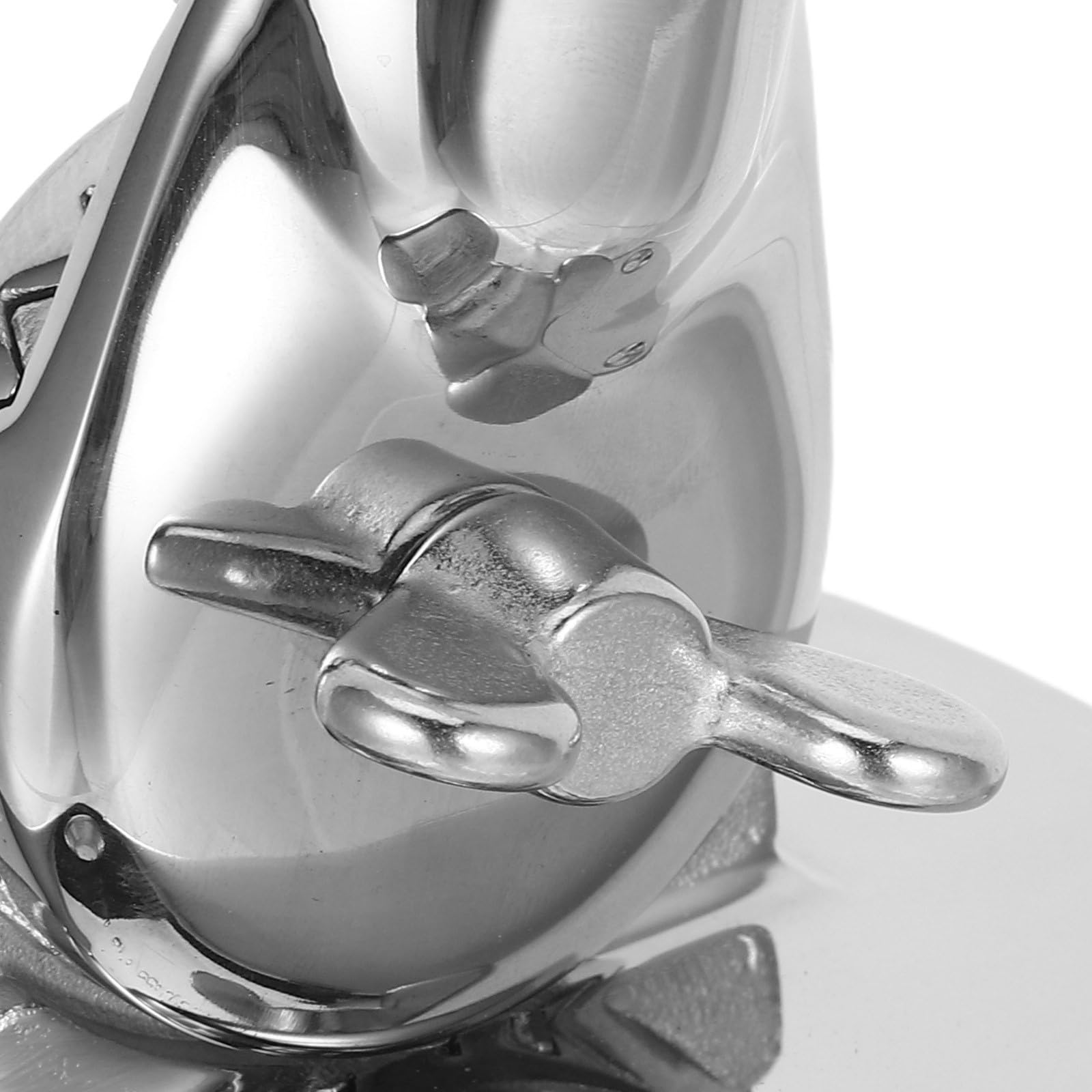 Base per Portabandiera da Esterno 180 Gradi, Acciaio 316 Argento