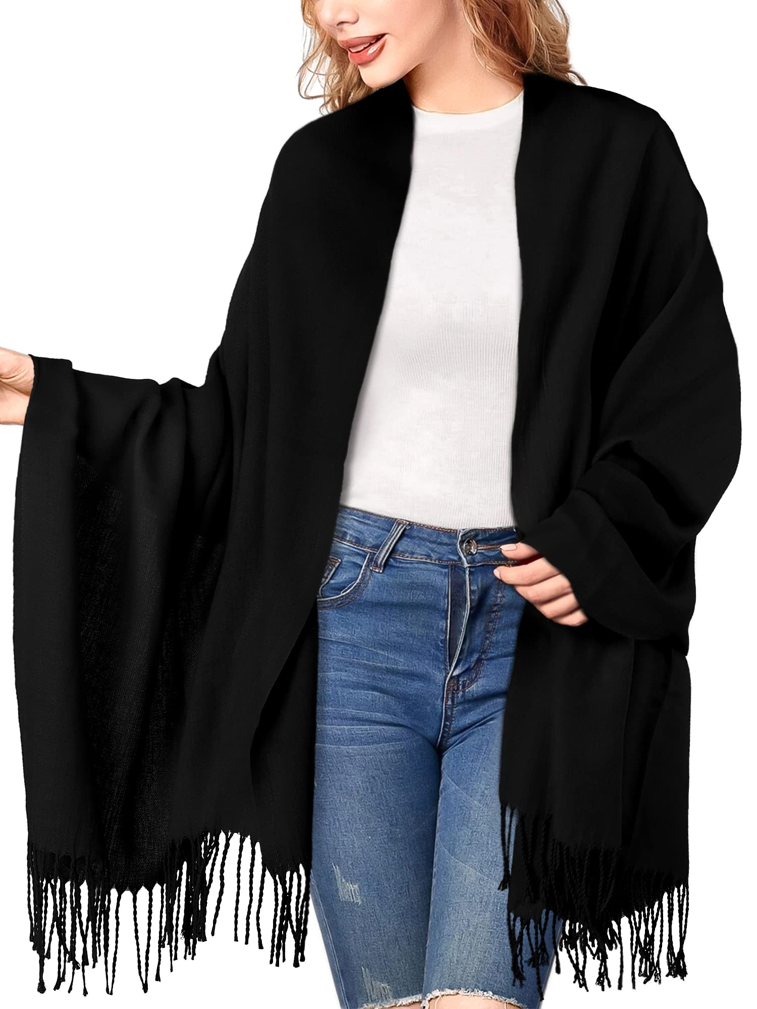 Scarfs for Women - Pashmina Shawls and Wraps for Evening Dresses Wedding Winter Warm Stoles Large Ladies Scarves