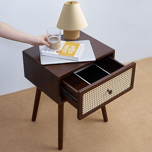 Miniatura 89 de Bme Dinkee - Base de cama de tamaño matrimonial sin cabecera, 15 pulgadas, minimalista y moderna, madera de acacia, 12 listones de madera para