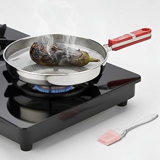 Unify Stainless Steel Phulka Grill Jali for Gas Stove with Free Oil Brush | Roti Grill, Papad Roaster, Baingan Bharta Roas... Price In India