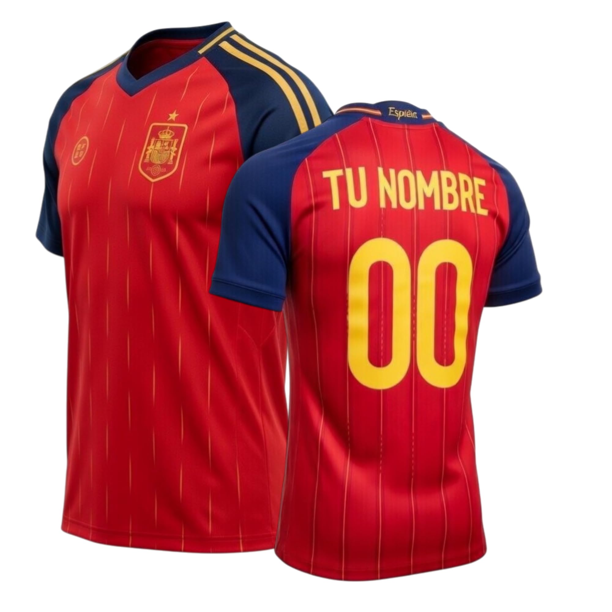 RFEF Camiseta SELECCIÓN ESPAÑOLA Mundial 2026 – Réplica Oficial | Equipación de Fútbol España para Adulto
