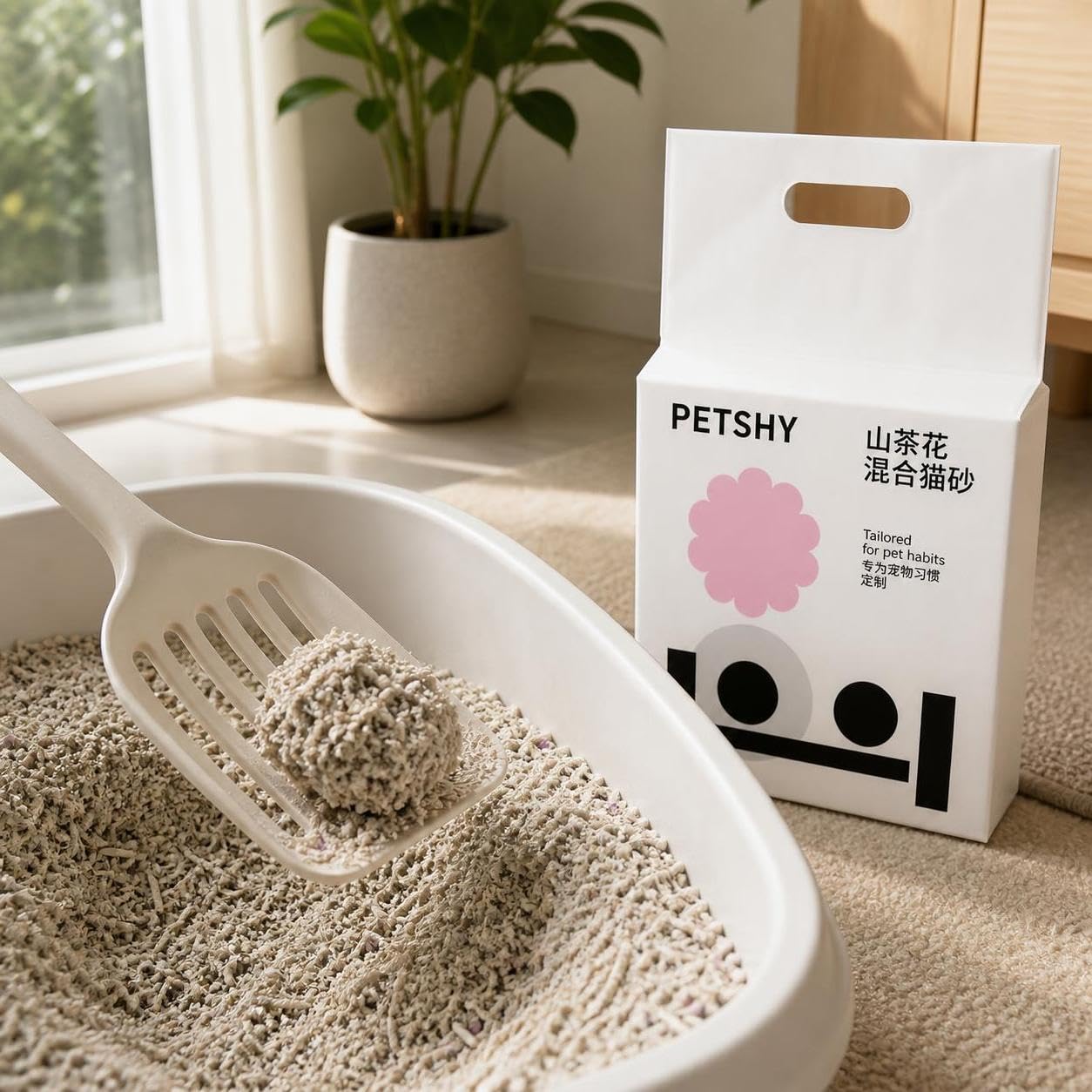 Litière au Camélia, Mixte Agglomérante, Litière camélia 2,5kg