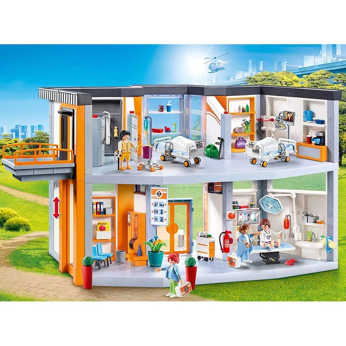 PLAYMOBIL City Life 70190 - Grande Ospedale, Dai 4 anni
