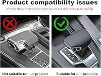 KUNGKIC Kristály Sebességváltó Gomb Borító Audi A4 S4 A5 S5 RS5 Q5 SQ5 Q7 Modellekhez Átlátszó Üveg Váltókar Fej Díszítő 2