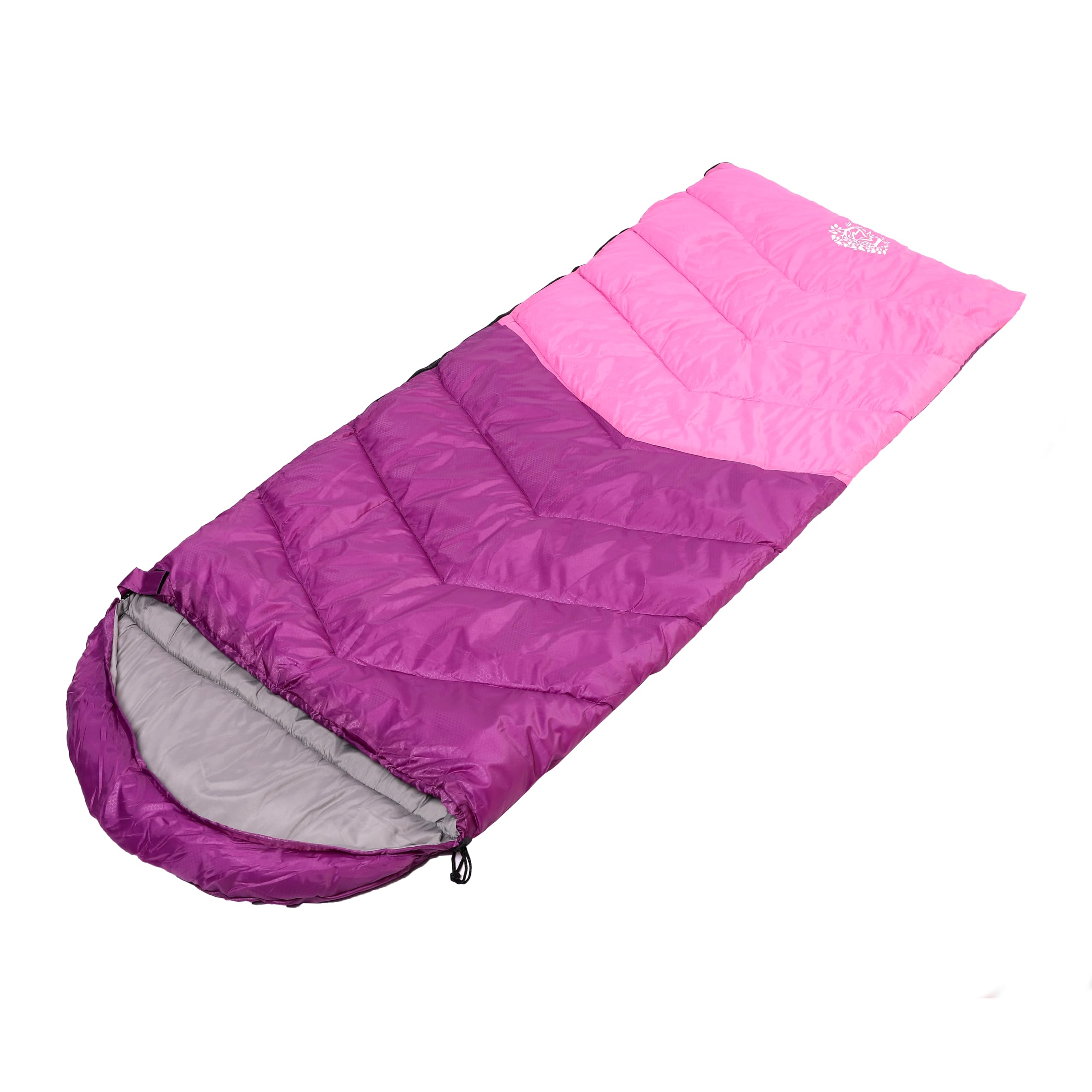 Flantree Sleeping Bag 4 Seasons Adults & Kids for Camping Hiking Trips Warm Cool Weather,Lightweight and Waterproof with Compression Bag,Indoors