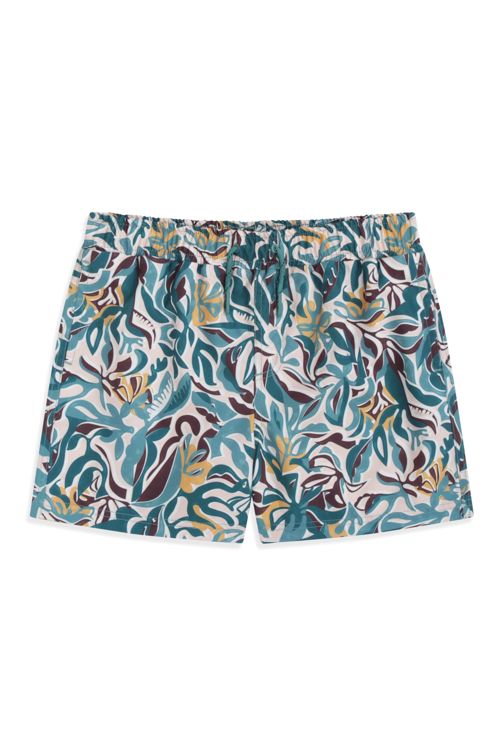 Animal - Kids' Board Shorts - Tie Waist - Lightweight - Pale Green - Size 7-8 Years