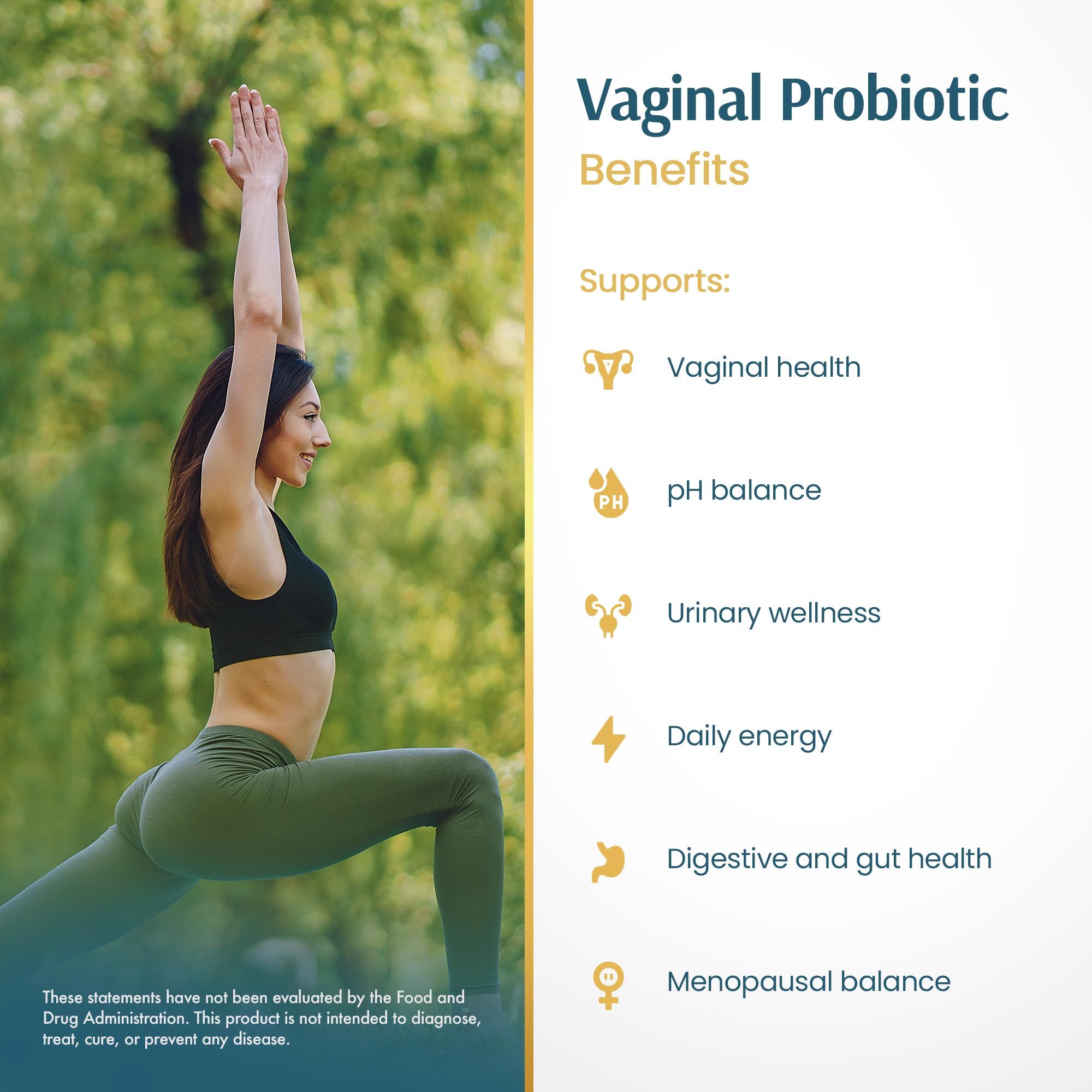 Vykee Nutrition Women's Vaginal Probiotic 20B CFU + Cranberry & D-Mannose — Amazon image 6