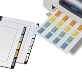 Avery Printable Self-Adhesive Index Tabs, 1-3/4" White, 80 Tabs – view 3