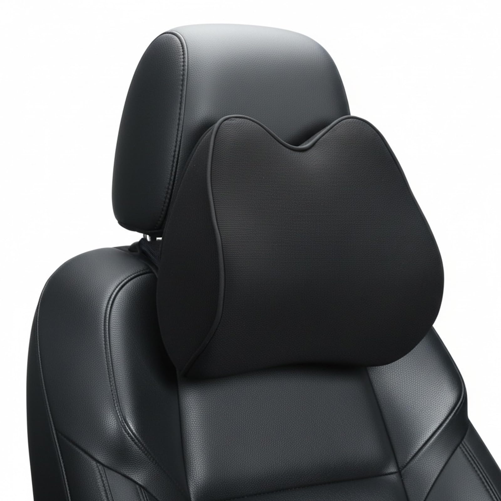 Auto Nackenkissen, Kopfstützenkissen aus Memory Foam Reisekissen Auto Reise Nackenkissen Weichheit Kopfstütze Kissen mit Verstellbarem Riemen für Fahren Büro Gaming Sitz, Schützen Sie Halswirbelsäule