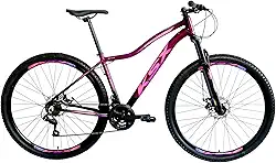 Bicicleta Bike Aro 29 MTB Alumínio KSX SD7 21 Velocidades Marchas Index Cabeamento Interno Feminina