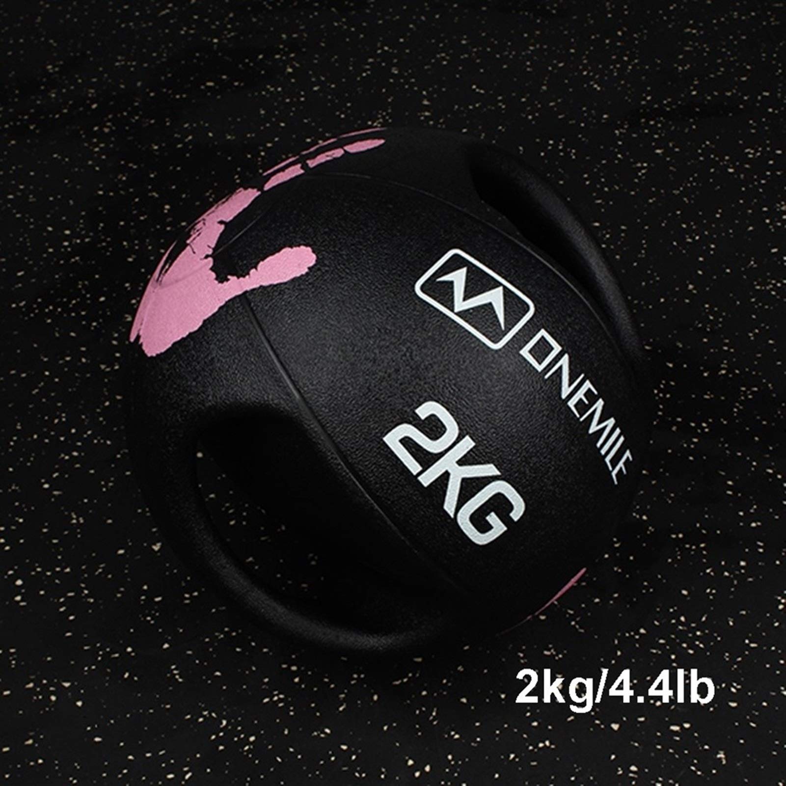 Pelota Medicinal Binaural De Goma Elástica Pelota Medicinal Pelota De Equilibrio Pelota De Fitness, Equipo De Entrenamiento Aeróbico, 2 Kg / 3 Kg / 4 Kg / 5 Kg / 6 Kg / 7 Kg / 8 Kg / 9 Kg / 10 Kg