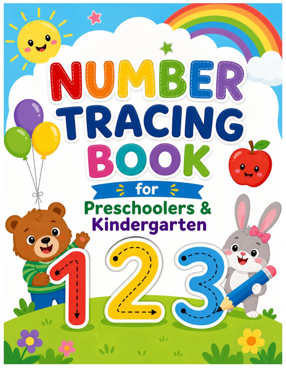 Number Tracing Activity Book for Preschoolers & Kindergarten: Number Tracing Workbook for Kids Ages 3-5, Learn to Write Numbers 1–100, Preschool & Kindergarten Handwriting Practice Activity Book