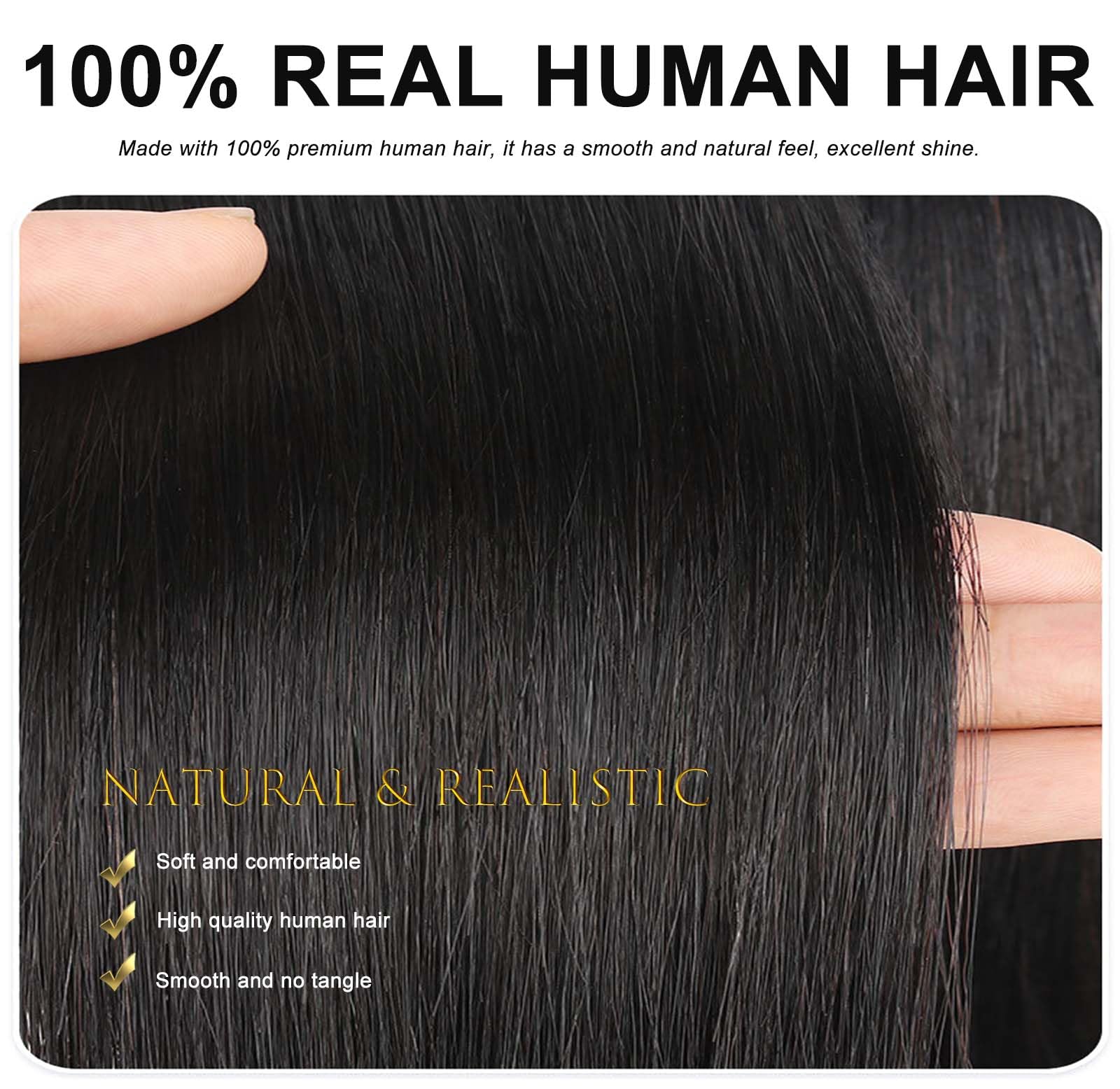 Toppers de cabello humano lacio para mujer con cabello fino, 3.1 x 4.7 pulgadas, hecho a mano, base de encaje mono, piezas de cabello de 10 pulgadas con clip en la parte superior para uso