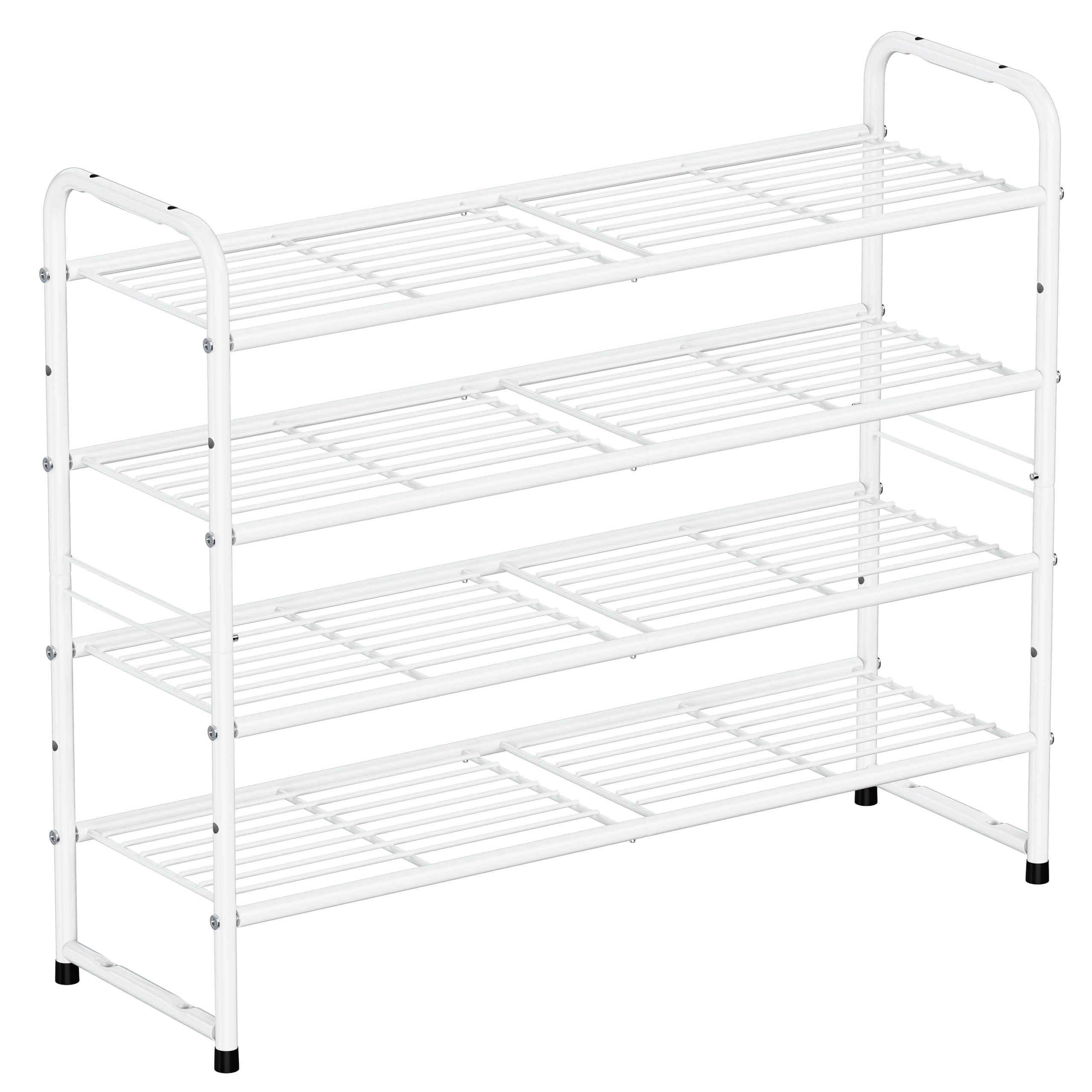 shoe rack, 4-tier shoe storage rack