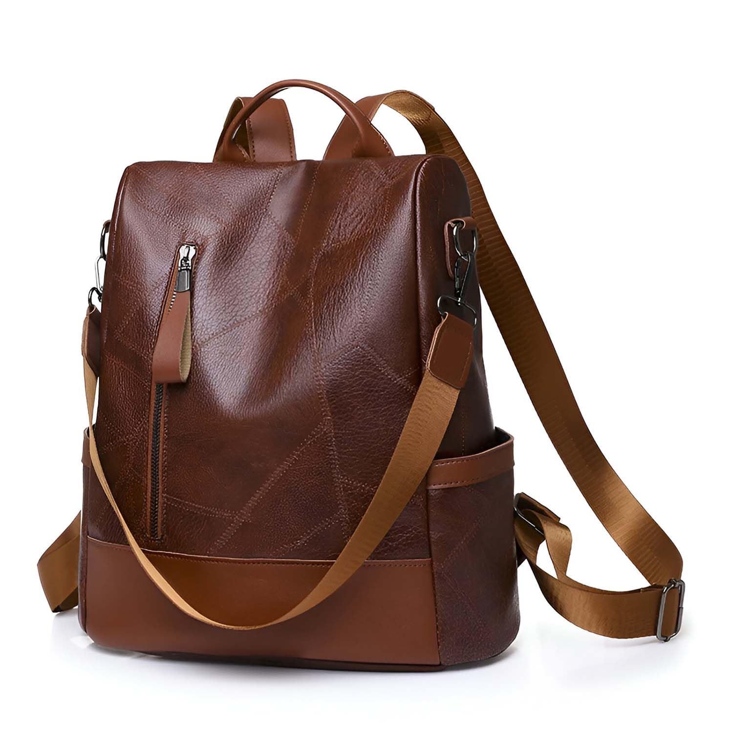 syga Women's Splicing Backpack, Texture Cross-Border Shoulder Bag-picture-16