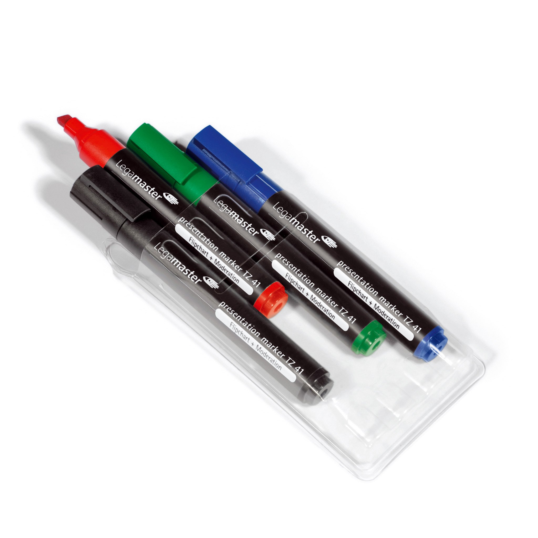 Legamaster TZ41 Presentation Marker - Wallet of 4 Assorted