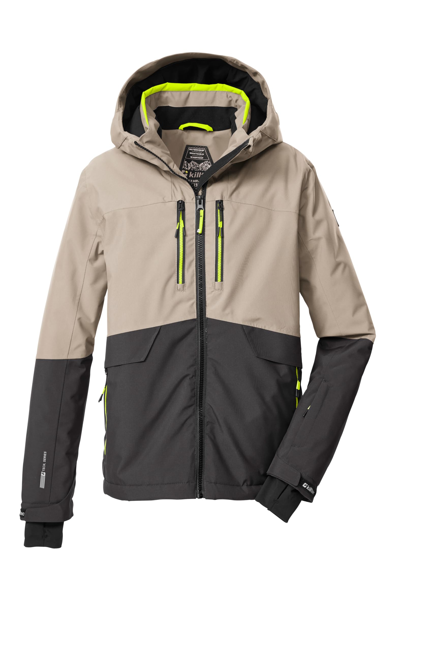 Killtec Jungen Ksw 201 Bys Ski Jckt Skijacke/Funktionsjacke mit Kapuze und Schneefang