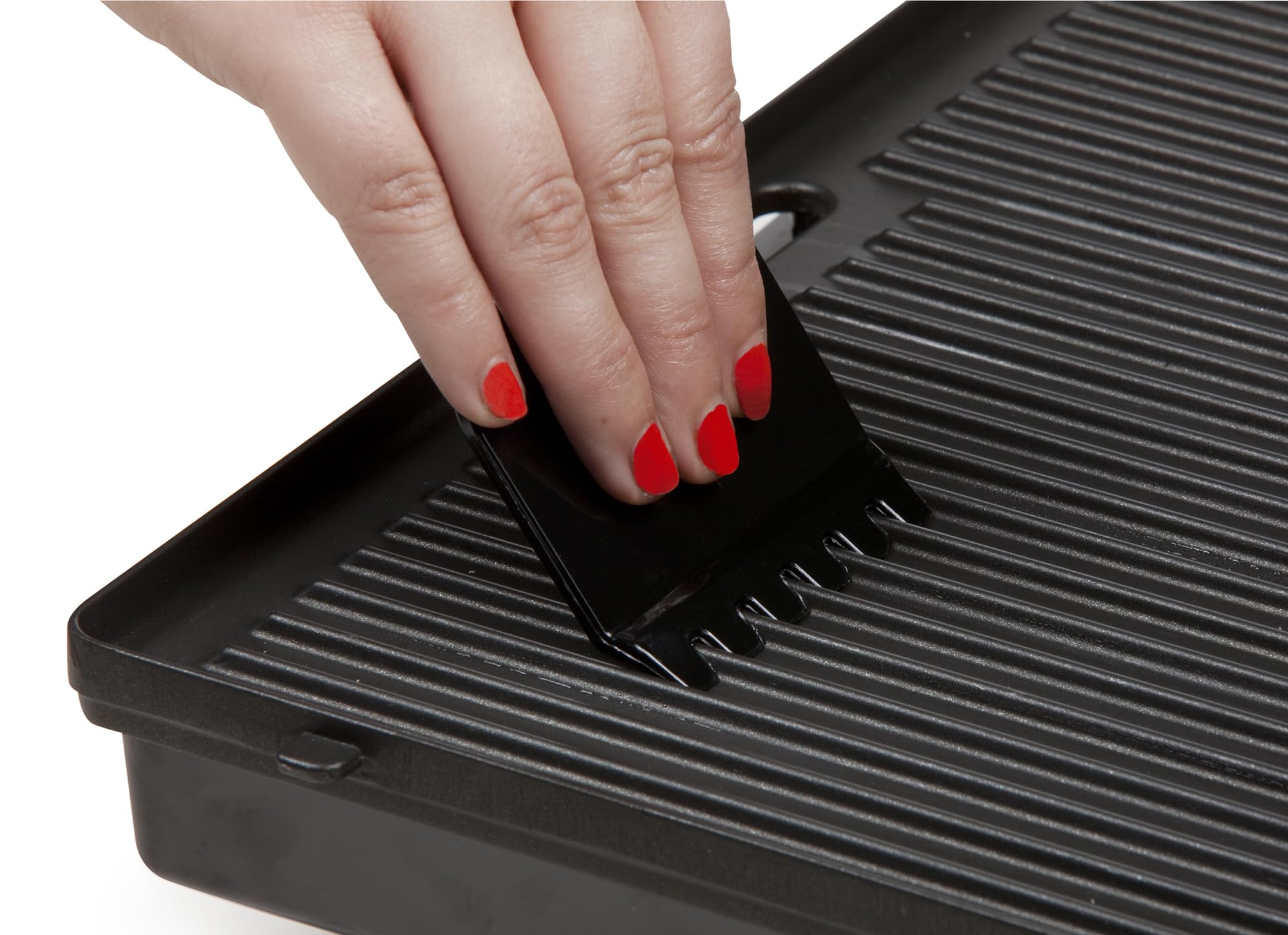 DOMO Kontaktgrill – 2000 W, Panini Grill, Thermostat, Edelstahl