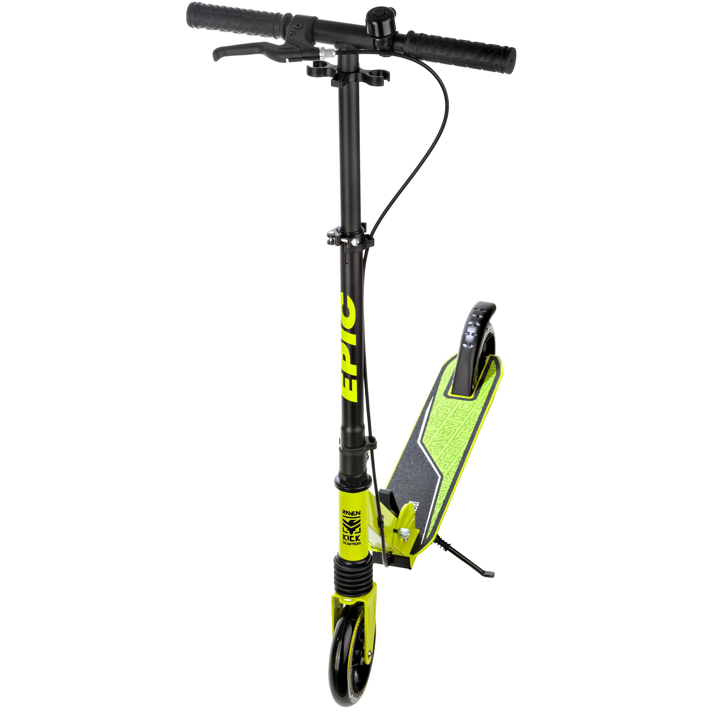 Raven - Monopattino per bambini e adulti - Scooter - Monopattino freestyle - Pieghevole, cuscinetti ABEC-9, manubrio regolabile in 4 posizioni