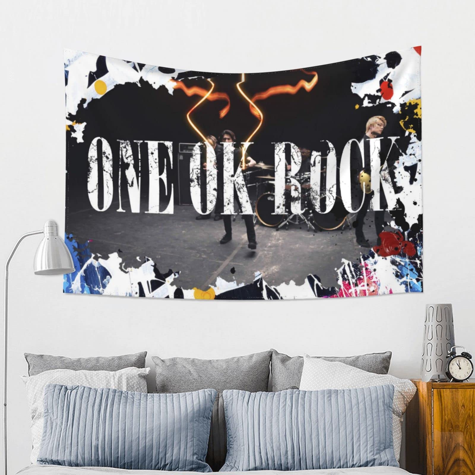 Amazon.co.jp: 写真 One Ok Rock ワンオクロック (1) 壁掛け布 部屋 寮