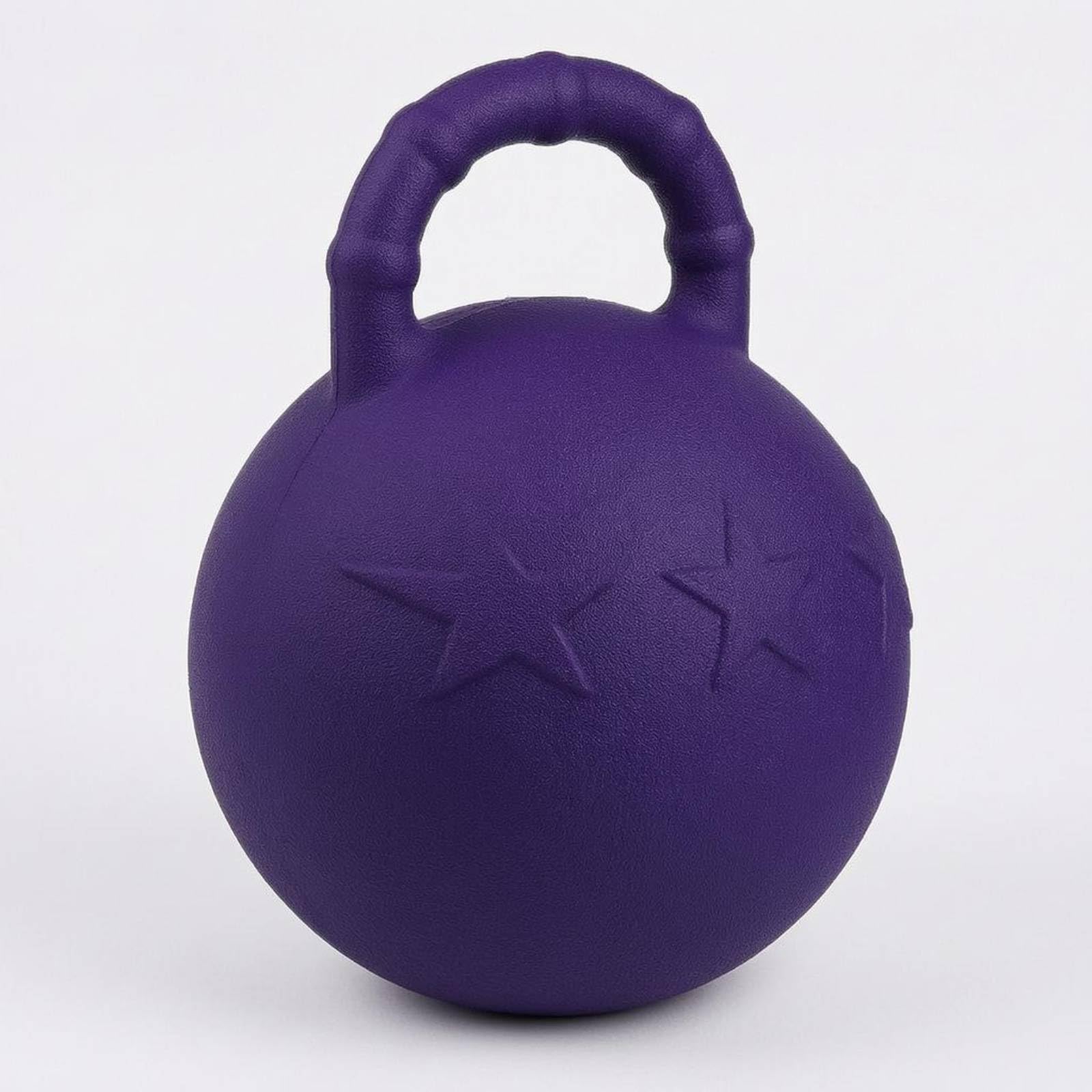 Rubber Training Hundespielzeug Trainingsball Kauspielzeug Zugball aus Strapazierfähigem Gummi mit Reliefoberfläche für Zerrspiele Alleinbeschäftigung, Lila