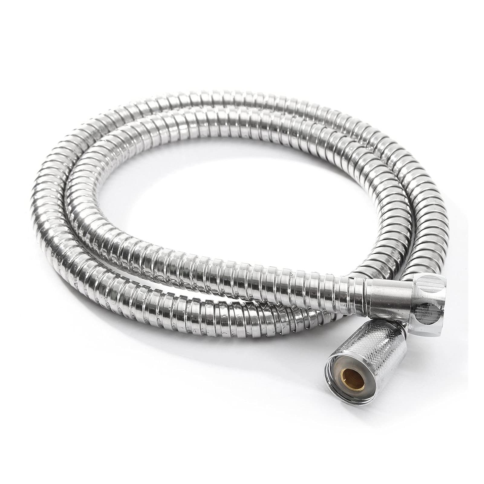 QUNINE Duschschlauch, 1 Stück Flexibler Duschschlauch 1 m 1,5 m 2 m Sanitärschläuche Edelstahl Chrom Badzubehör Wasserkopf Duschkopfrohr (1M) (2M) (2M)