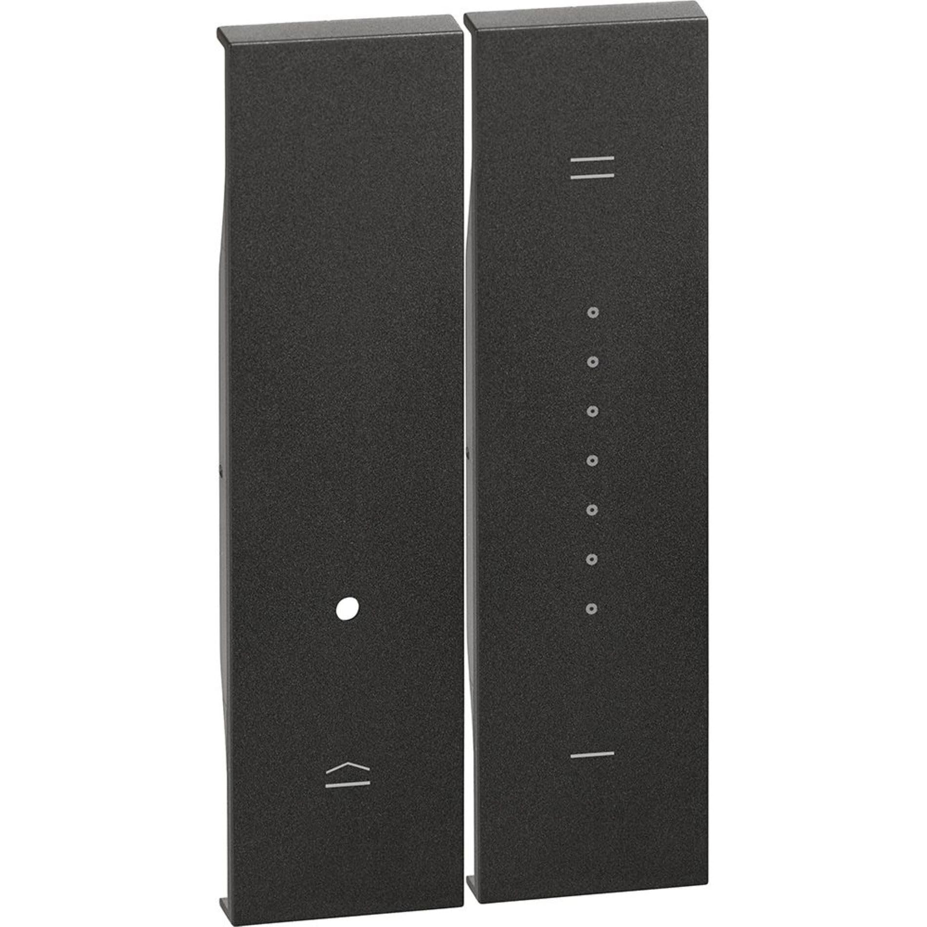 BTicino COVER DIMMER  LIVING NOW 2 MODULI COLORE NERO