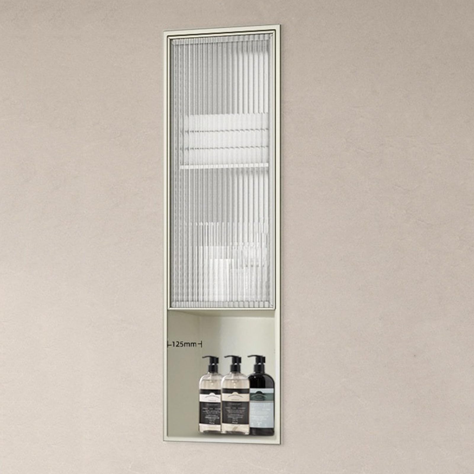 Wandeinbaunische aus Edelstahl Badezimmer-Speicher-Kabinett Mit Tür