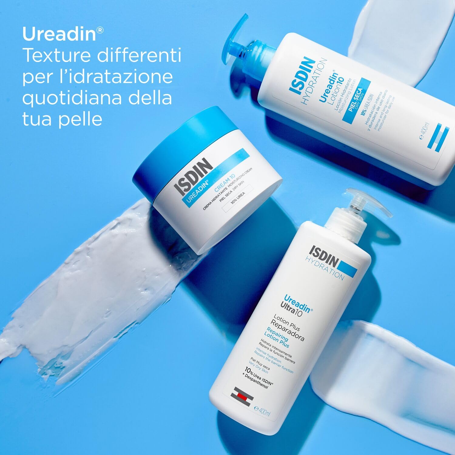 ISDIN Ureadin Ultra10 (400 ml) | Lozione Riparatrice con 10% Urea | Idrata Intensamente e Aiuta a Riparare la Funzione Barriera | Consigliata per Pelli molto Secche
