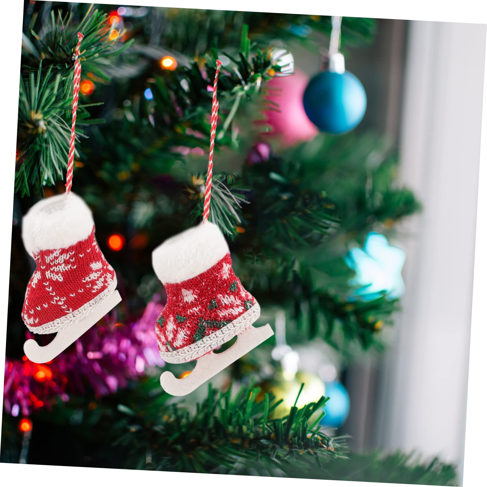 Alipis 15 Pièces Pendentif Arbre De Noël Décor De Fête De Noël Étiquettes De De Décor d'arbre De e Suspendu Décor Guirlande De d'e De