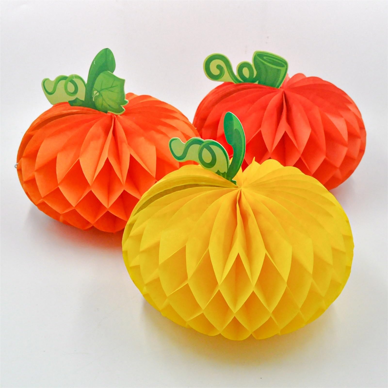 Lanterna, Set di 3 lanterne carta a forma zucca