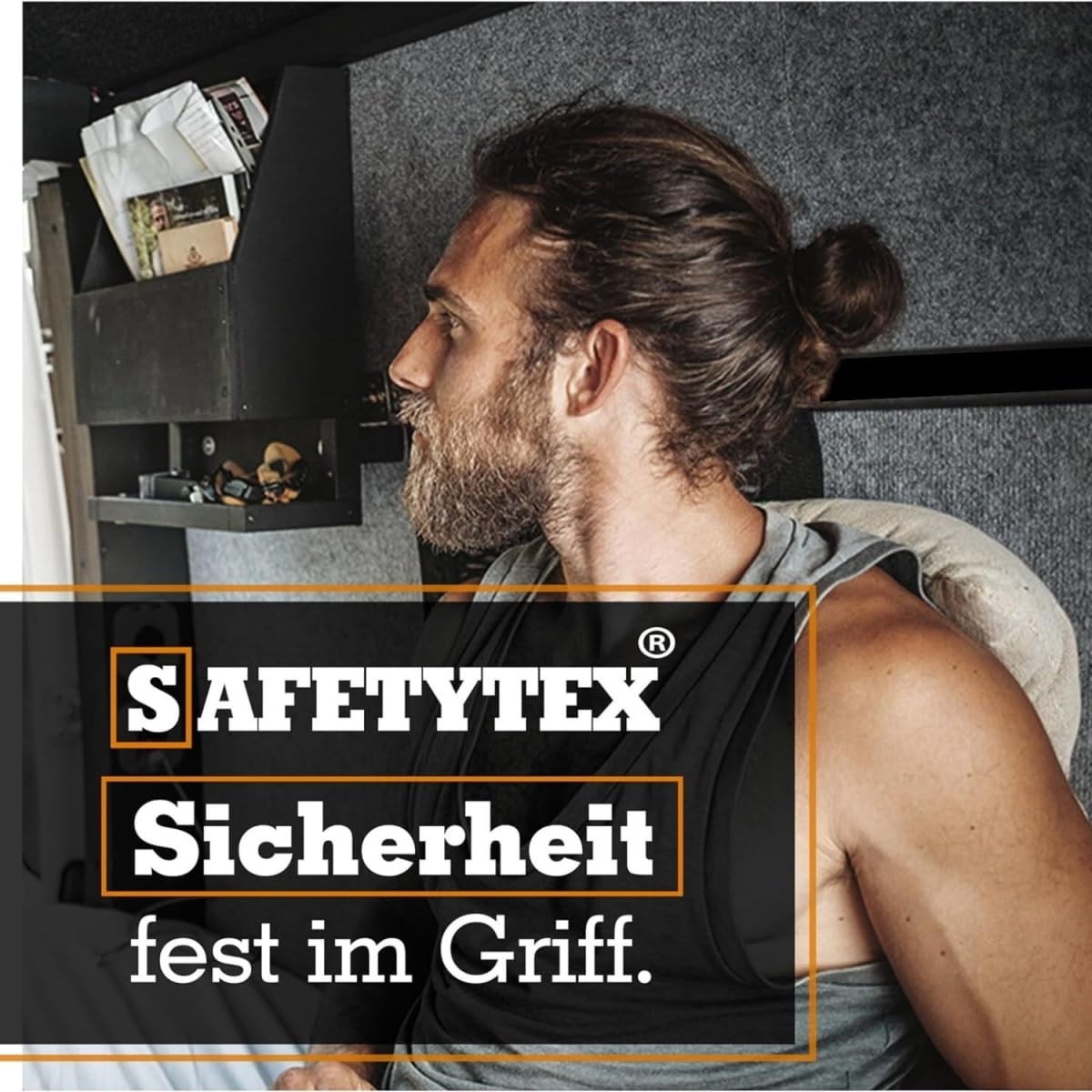 Safetytex Abdeckprofil für Airlineschienen - 30mm breit - Verschiedene längen - Abdeckung aus EPDM für Zurrschienen - 4 m