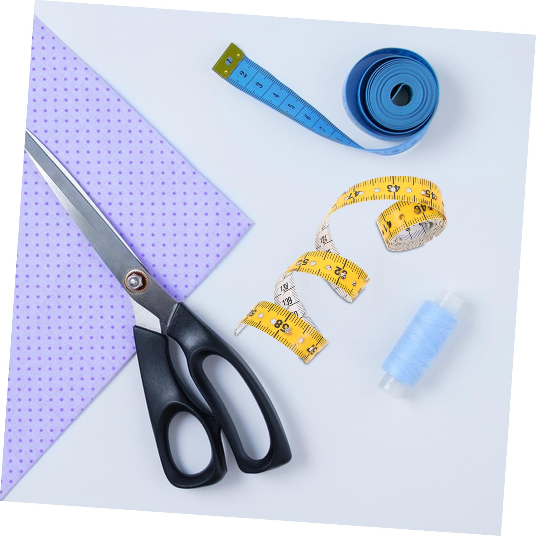 BESPORTBLE Lot De 2 Mètres Ruban Pour Tailleur Règle Outil De Mesure Pour Aveugles Ruban À Mesurer En Tissu Produits D'Assistance Aide Aux Personnes Malvoyantes Outils D'Étude