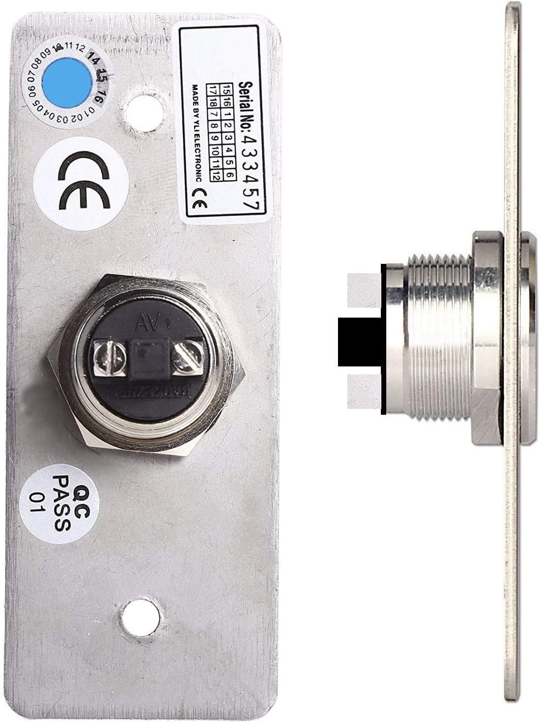 UHPPOTE Inswinging 1200lbs Electromagnetic Door Lock System with Remote Control