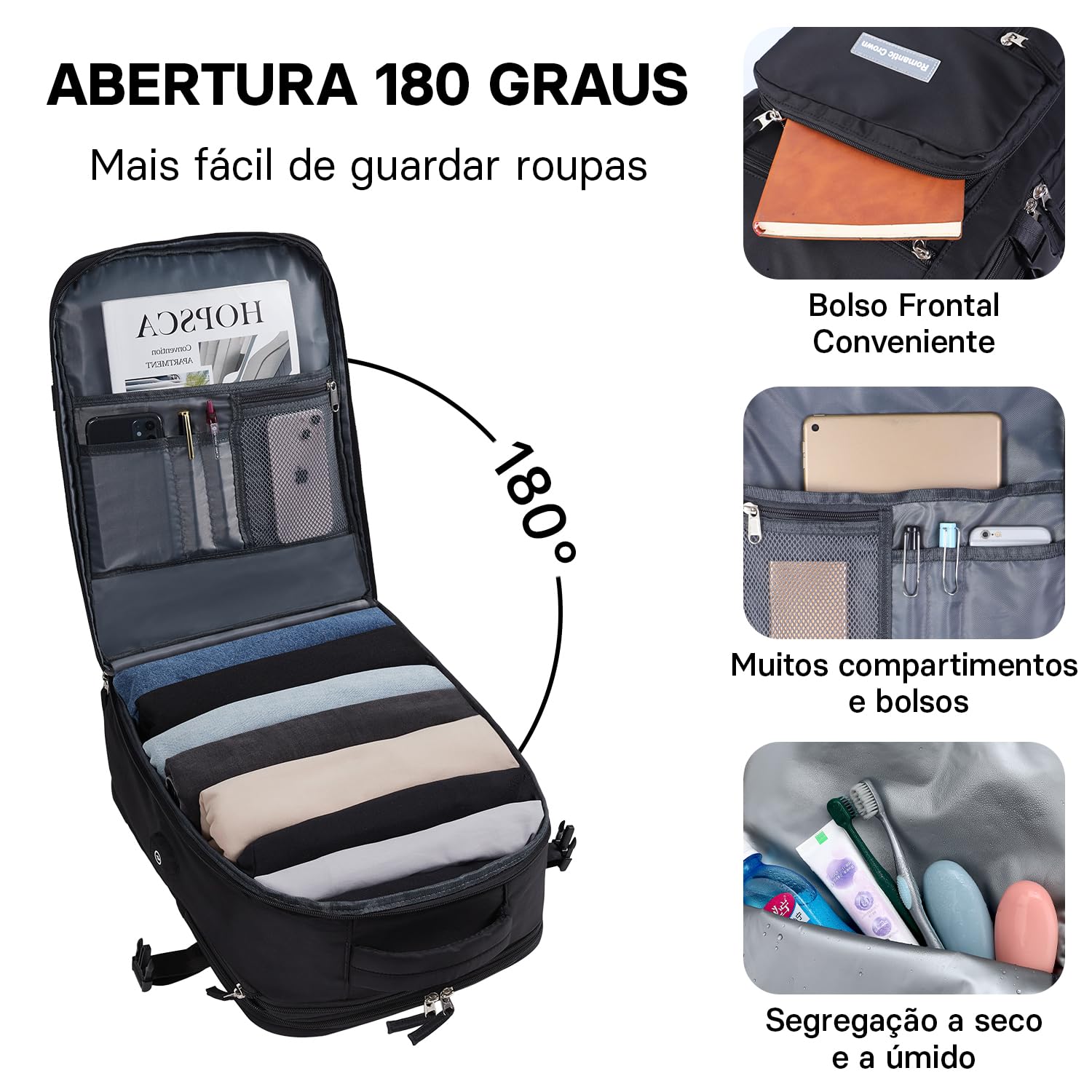 Romantic Crown Mochila de Viagem Expansivel Avião Grande Feminina,Mochila Executiva Masculina Impermeável Reforçada para Notebook,Casual Esportes Hiking Escola Presente em promoção! Veja a oferta e mais achadinhos de Bolsas 9 Hoje é o melhor dia para comprar Romantic Crown Mochila de Viagem Expansivel Avião Grande Feminina,Mochila Executiva Masculina Impermeável Reforçada para Notebook,Casual Esportes Hiking Escola Presente com aquele preço maroto! Promoção! Aproveite a oferta! 9